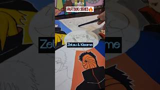 Akatsuki SERIES pt6🔥 crafton akatsuki naruto anime drawing kisame zetsu shorts viral [upl. by Faunia]