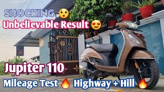 Jupiter 110 2023  Mileage Test  City To Hill 🔥 Unexpected Result 😍 AviVlogs 🦋 [upl. by Quackenbush]