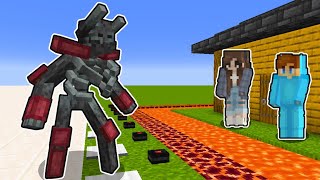 MUTANT WITHER SKELETON vs VÄRLDENS SÄKRASTE Minecraft Bas [upl. by Blader]