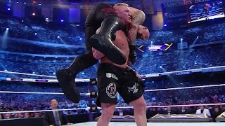 The Undertaker vs Brock Lesnar – WrestleMania 30 — The End of The Streak only on WWE Network [upl. by Brice]