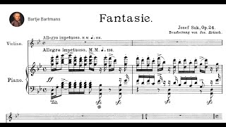 Josef Suk  Fantasie for Violin and Orchestra Op 24 1902 [upl. by Eissahc]