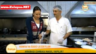 Lezzet Haritası 9 şubat 2014 Arabaşı çorbası yapılışı tarifi [upl. by Nadbus867]