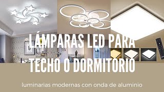 Lámparas LED para techo LUMINARIAS MODERNAS con ONDAS de aluminio perfecta para SALA o DORMITORIOS [upl. by Sherm537]