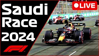 🔴F1 LIVE  Saudi Arabia GP RACE  Commentary  Live Timing [upl. by Anirbus]