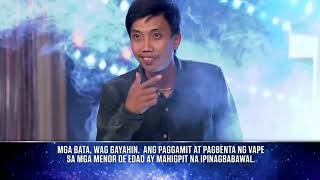 Pilipinas Got Talent 2018 AuditionsJoven OlvidoVape Tricks Robin hits the GOLDEN BUZZER [upl. by Ramirolg]