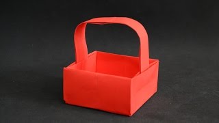 How to make an Origami Basket [upl. by Zysk]