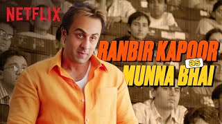 Ranbir Kapoors BRILLIANT ACTING as Munna Bhai  Sanju  Netflix India [upl. by Leahcir]