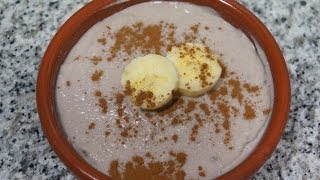 Crema de plátano  Postre fácil y rápido [upl. by Mandelbaum]