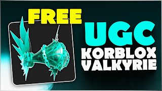 🌟FREE UGC 1000 Stock Korblox Valkyrie Hat [upl. by Healey25]