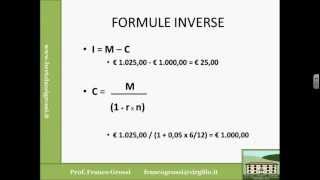 MATEMATICA FINANZIARIA LEZIONE 2 [upl. by Enelehcim]