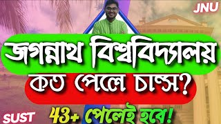 ৪৩ পেলে চান্স জগন্নাথ বিশ্ববিদ্যালয় কাট মার্ক ২০২৪  Jagannath University CutMark 2024 Update [upl. by Lah]