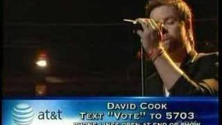 David Cook First Time Ever I Saw Your Face by Roberto Flack [upl. by Scheider662]