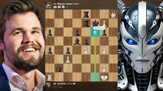 Stockfish’s Tactical Brilliance vs Magnus Carlsen’s Genius [upl. by Rennug11]