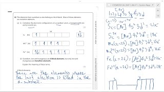 Edexcel A2 IAL Chemistry Unit 5 Question Paper question 22 aiampii Solution [upl. by Solraced]