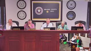 Brazos County Commissioners Court Budget Workshop 08132024 Video 2 of 2 [upl. by Turro97]