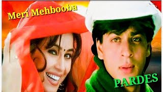 Meri Mehbooba  Movie  Pardes  Mahima Sharukh  Singer  Kumar Sanu amp Alka Yagnik 💗 [upl. by Acinhoj]