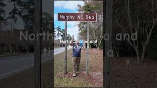 Sign for Murphy NC in the outer banks travel winnebagorevel obx [upl. by Saum256]