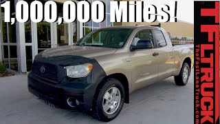 Meet the One Million Mile Toyota Tundra Still with Its Original V8 [upl. by Sana]