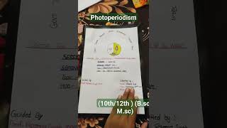 photoperiodism viralvideo biology [upl. by Eneres]