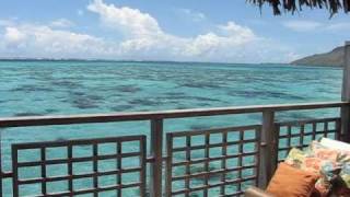 ☆ Moorea Hilton 75 overwater bungalow ☆ [upl. by Oinotnas196]