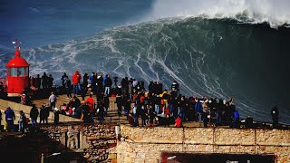 Nazaré epic swell February 25 2022 [upl. by Richards]