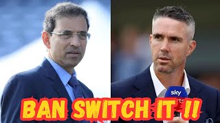 Kevin Pietersen engages in a war of words with Harsha Bhogle over switchhit rules [upl. by Lodge335]