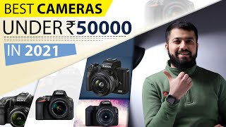 Best DSLR amp Mirrorless Cameras Under 50000 in 2021 [upl. by Bernadina]