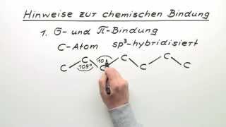 Hinweise zur chemischen Bindung  Chemie  Organische Chemie [upl. by Lemuel]