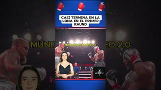 Casi termina en la lona en el primer raund boxeo boxing box [upl. by Suter]