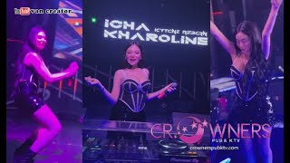 Icha kharoline Goyang di Crowners Samarinda [upl. by Molahs]