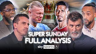 TITLE RACE HOTS UP 🌡️  Keane Neville Micah and Walcotts FULL Super Sunday PostMatch Analysis 🔍 [upl. by Sollows8]