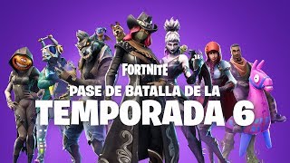 Pase de batalla de la temporada 6 de Fortnite  ¡Ahora con mascotas [upl. by Novart]