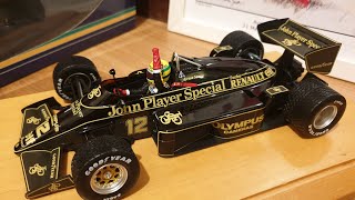 118 Ayrton Senna 1985 Portugal GP 1st Win NEW Minichamps Release  Lotus 97T  F1 Diecast Review [upl. by Hercule]