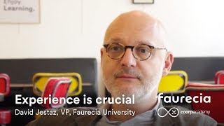 Experience is crucial EN  Interview of David Jestaz VP Faurecia University [upl. by Gil]