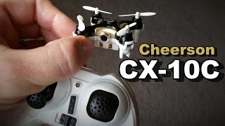 Worlds Smallest Quadcopter Drone With A Camera Cheerson CX10C Vlog Review  TheRcSaylors [upl. by Eedeed]