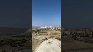 Viewing the BEAUTIFUL landscape in Cappadocia 🇹🇷 travel nature shorts [upl. by Neellek]