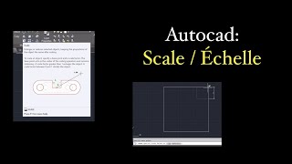 Autocad  ScaleÉchelle [upl. by Ahsiened]