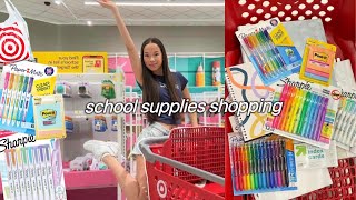 back to school supplies shopping at TARGET 2024 [upl. by Sol]