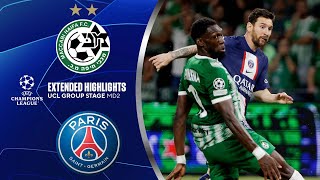 Maccabi Haifa vs PSG Extended Highlights  UCL Group Stage MD 2  CBS Sports Golazo [upl. by Anerbas891]