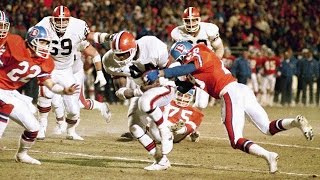 The Fumble 1987 AFC Championship Browns vs Broncos highlights [upl. by Darken]