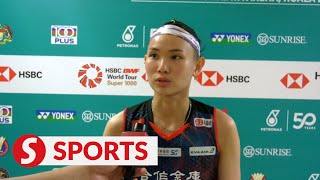 Malaysia Open Tzuying wishes her archrivals to keep healthy to meet in Paris Olympics [upl. by Linzer]