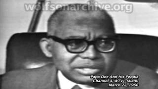 WTVJMiami Papa Doc and His People 19660322 Part 4 of 6 [upl. by Ehudd]