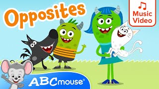 Big 🦒 amp Small 🐜 Fast 🚀 amp Slow 🐢  ABCmouses Monster Opposites Song for Kids 🎶 [upl. by Nathanil]