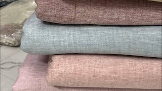 Pure Aditya Birla Jaya shree brand linen fabric manufacturer in bhagalpur 60lea40lea100lea [upl. by Aluino]