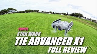 Propel STAR WARS Tie Fighter Advanced X1 Review  Unboxing Inspection Flight Test Pros amp Cons [upl. by Solis658]