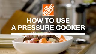 How to Use a Pressure Cooker  Kitchen Appliances  The Home Depot [upl. by Ahtiekahs124]