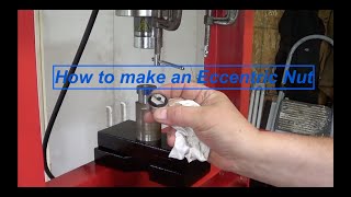 How to Make an Eccentric Nut  For your Bandsaw [upl. by Agnew838]