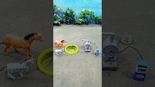 horse water will drink mini motor water pump ideas shorts  209 [upl. by Kisor]