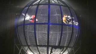 Shanghai Acrobatic Motorcycle Stunt Cage [upl. by Einttirb]