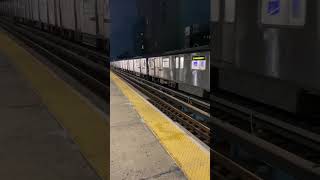 MTA NYCT NOT IN SERVICE R188 PASSING BY 176TH STREET shorts nycsubway mtasubway newyork [upl. by Arema]